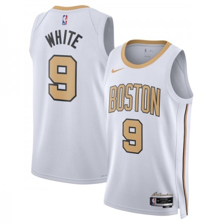 Camiseta Hombre Boston Celtics Derrick White 2025-26 Nike City Edition Blanco Swingman Camiseta Hombre Boston Celtics Derrick White 2025-26 Nike City Edition Blanco Swingman